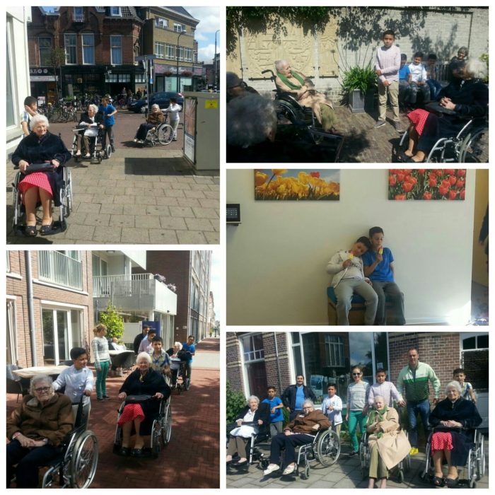 Jongeren rijden ouderen