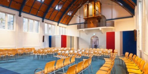 Interieur Bethelkerk en buurthuis