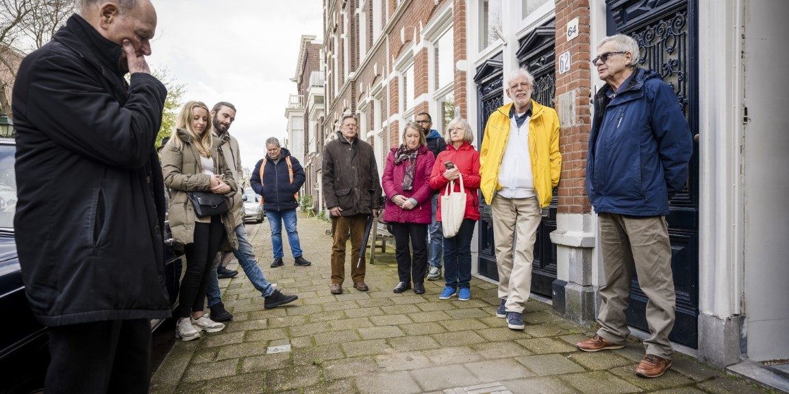 Den Haag, 20-04-2023Stolpersteine, StephensonstraatFoto Martijn Beekman